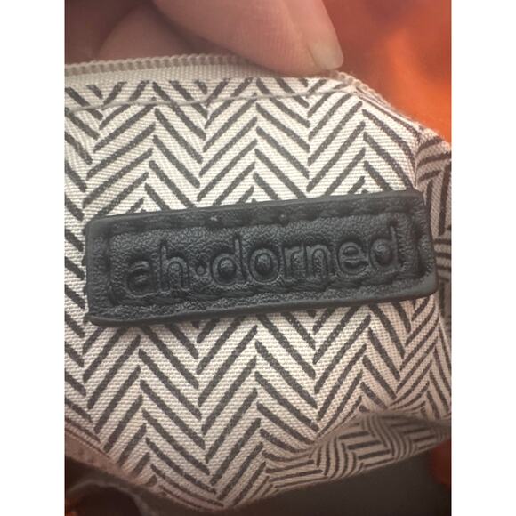 Ah·dorned Orange Quilted Puffer Crossbody Tote Bag – Adjustable Strap - Picture 9 of 9